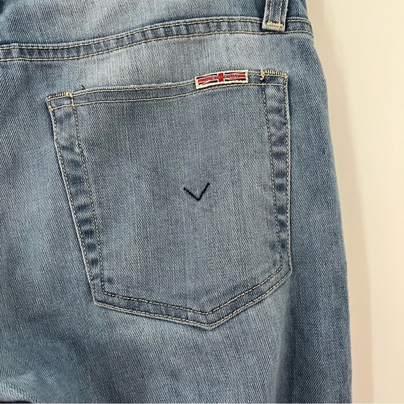 Hudson 28x25 Piper Wide Leg Jean Sky Blossom 0186 light wash low rise - Picture 7 of 12